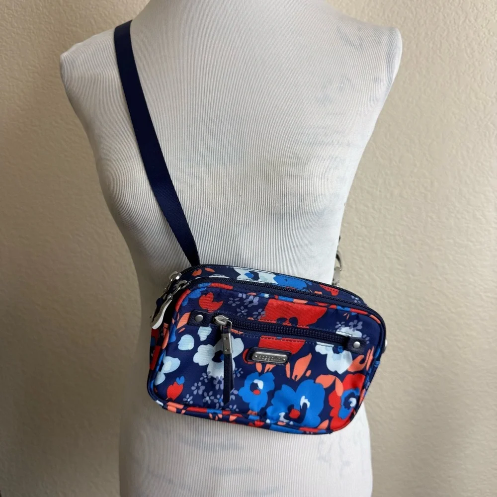 Baggallini Festival Bag Spring Bloom Convertible Crossbody‎ Colorful Floral New